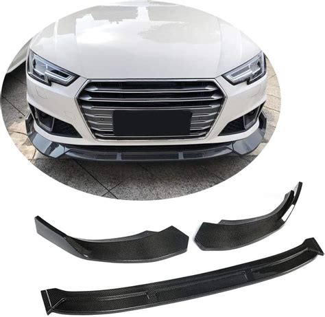 Amazon MCARCAR KIT Front Bumper Lip Fits Audi A4 B9 Sline S4 Sedan