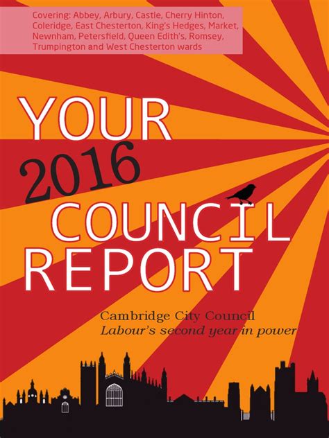 2016 Cambridge Labour Residents Report Pdf Business