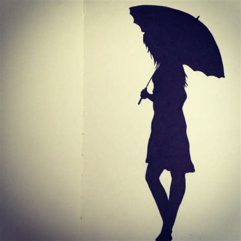 girl with umbrella silhouette - Google Search | Inspiration | Pinterest | Silhouettes, Google ...