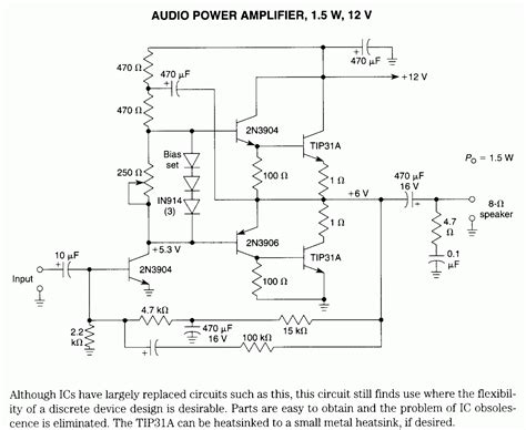 Rangkaian Skema Audio Power Amplifier W V Indo Elektronika 36250 Hot Sex Picture