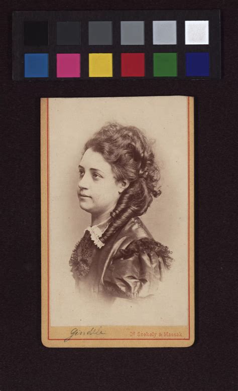 Ernestine Gindele 1841 1879 Opernsängerin Wien Museum Online Sammlung