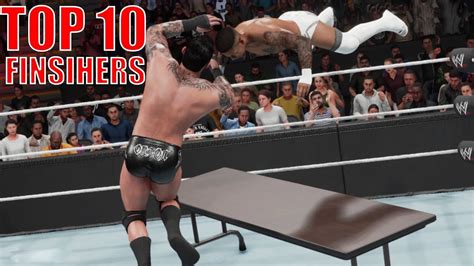 Wwe K Top Finishers Youtube