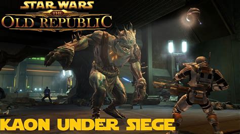 Star Wars The Old Republic Rakghoul Outbreak Kaon Under Siege Youtube