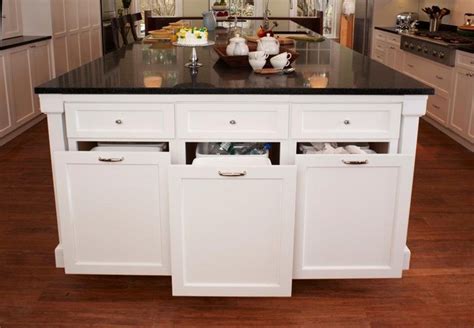 Kitchen Island With Trash And Recycling The Urban Decor