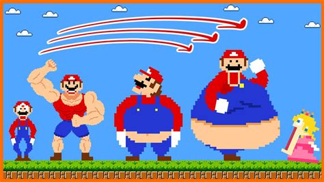 Evolution Of Fat Mario Characters Growing Up From Muscle To Fat