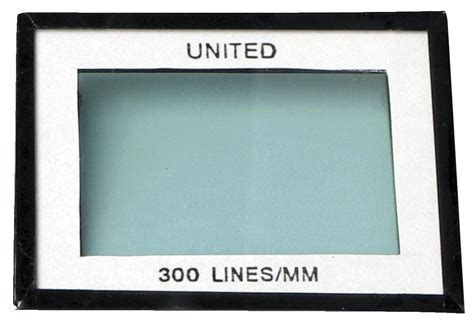 United Scientific Diffraction Gratings 300 Lines Per Mm Science Lab Spectrometers