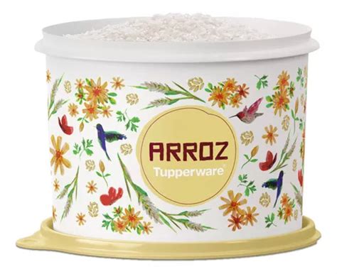 Tupperware Caixa Arroz Kg Floral Mercadolivre