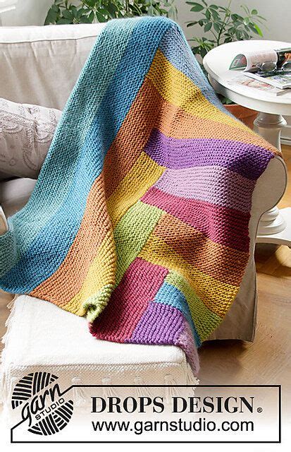 Colorful Throw Knitting Patterns Blanket Knitting Patterns Blog