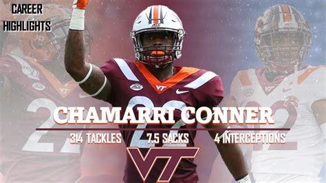 Chamarri Conner Virginia Tech Hokies S Youtube