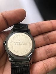 VILAM Stylish Unique Design And Metal Milanese Mesh Band Stainless