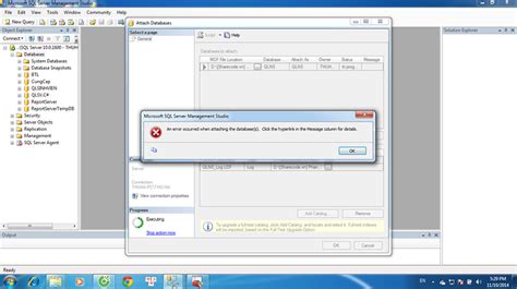 Sửa Lỗi An Error Occurred When Attaching The Database Ở Sql Server