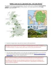 Land Use In A Glaciated Area Docx Rural Land Use In A Glaciated