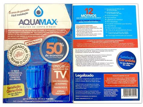 Aquamax Bloqueador De Ar Hidr Metro Redutor De Conta D Gua