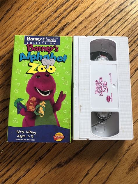 Barney Barneys Alphabet Zoo Vhs 1994 Grelly Usa