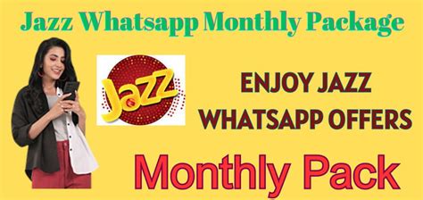 Jazz Whatsapp Package Monthly 2024 Paktarget