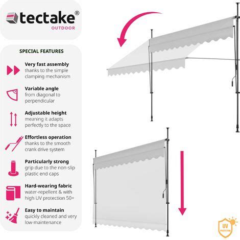 Awning Retractable Clamp No Drill Installation Required Clamp