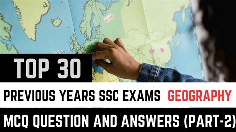 Top 30 GEOGRAPHY Mcq Questions SSC CGL CHSL MTS GD GK Important For