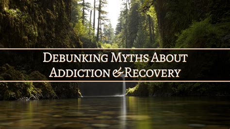 Debunking Myths About Addiction And Recovery Whispering Oaks Lodge