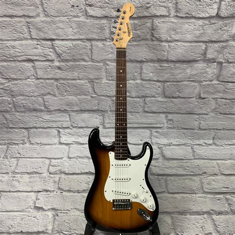 Fender Starcaster Strat Electric Guitar Tobacco Sunburst - Evolution Music