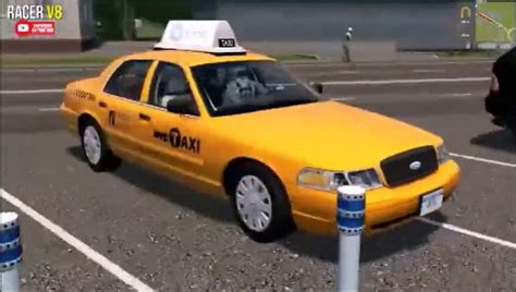 Taxi Simulator City Car Driving Ford Crown Victoria New York Taxi P