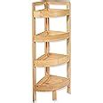 Amazon Tier Bamboo Corner Storage Shelf By Trademark