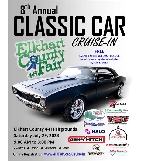 Elkhart County 4H Fair Classic Car Cruise In