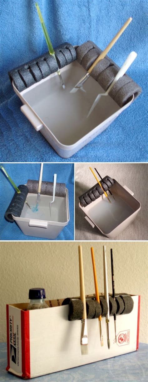 Brush Holder Via Brush Holder Craft Room