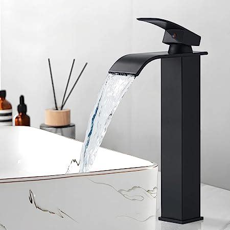 Wasserhahn Bad Schwarz Wasserfall Hoch Wasserfall Waschtischarmatur