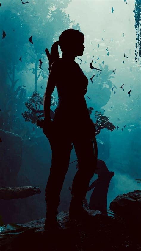 Pin By Rogelio Gonza On Silhouettes ️ Tomb Raider Art Tomb Raider