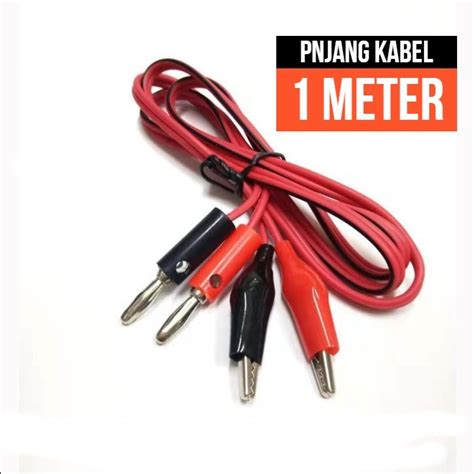 Jual Kabel Power Supply Capit Buaya Jack Banana Jepitan Klip Jepit