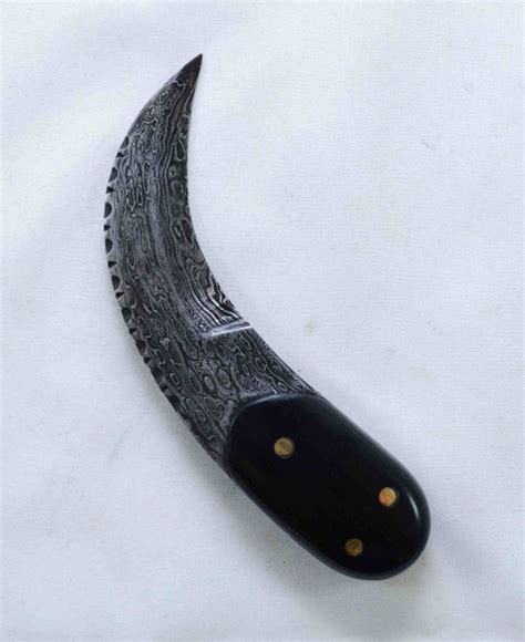 Miniature Dagger Dragons Claw Samurai Damascus Steel Horn