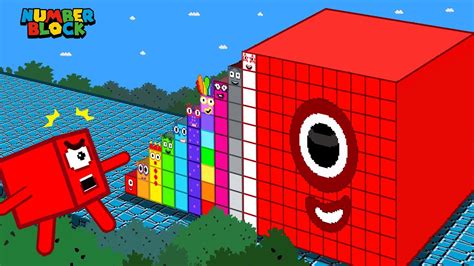 Numberblocks Mix Level Up Calamity Maze Big Trouble In Super Mario Bros Game Animation Youtube