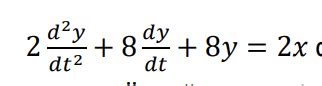 Solved The system defined by the differential equation given | Chegg.com