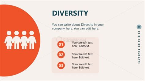 Customizable Diversity Equity Inclusion Belonging Ppt Template For