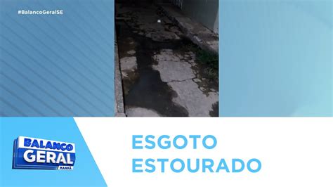 Moradores de bairro São Conrado reclamam de esgoto estourado na