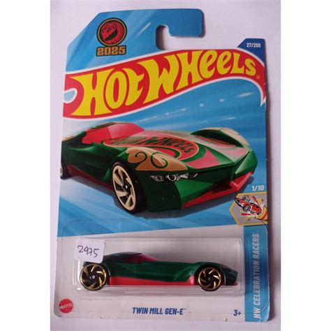 Hot Wheels Twin Mill Gen E Green HW Celebration Racers Shopee Singapore