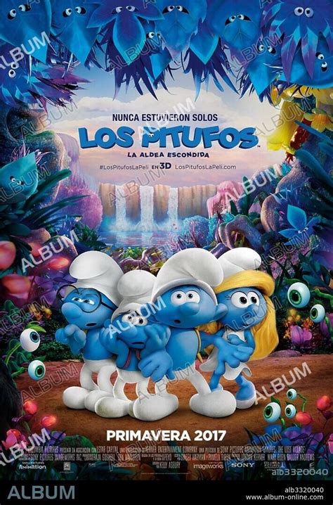 Poster De Pitufos Los Pitufos La Aldea Escondida Smurfs