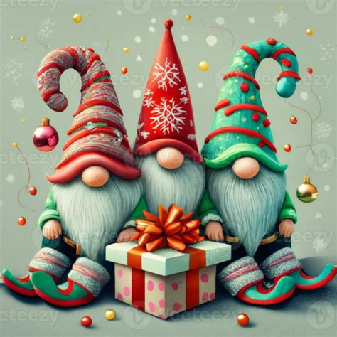 Adorable Three Elves For Christmas 32060846 Stock Photo At Vecteezy