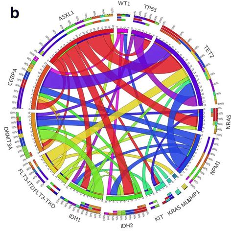 Circos Plots Depicting The Relative Frequencies And Pairwise