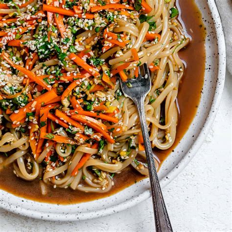 Noodle Salad Cold Sesame Noodles Plant Based On A Budget