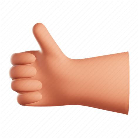 Like, hand, gesture, sign language, hands 3D illustration - Download on Iconfinder