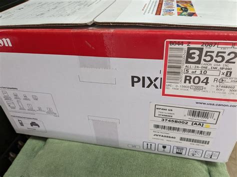 Canon Pixma Mp490 Inkjet Photo All In One Printer New Sealed Printer Office 4053162121928 Ebay