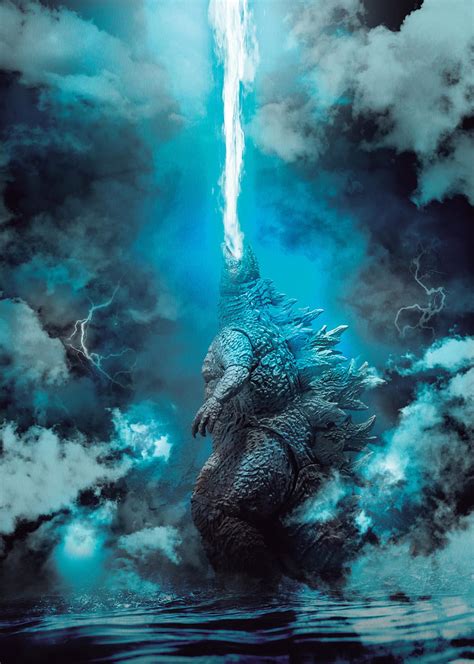 4k Descarga Gratis Sh Monsterarts Godzilla Aliento Atómico Fondo De