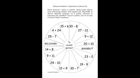 Zakr Cone Dodawanie I Odejmowanie Gry Matematyczne Z Oty Nauczyciel