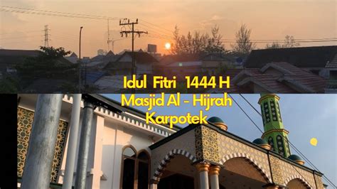 Khutbah Idul Fitri H Masjid Al Hijrah Perum Karpotek Samarinda