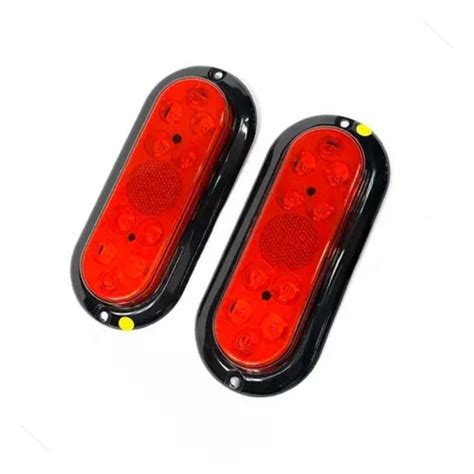 Par Lanterna Carretinha Canoinha Led Barco Jet Ski Reboque Frete Gr Tis