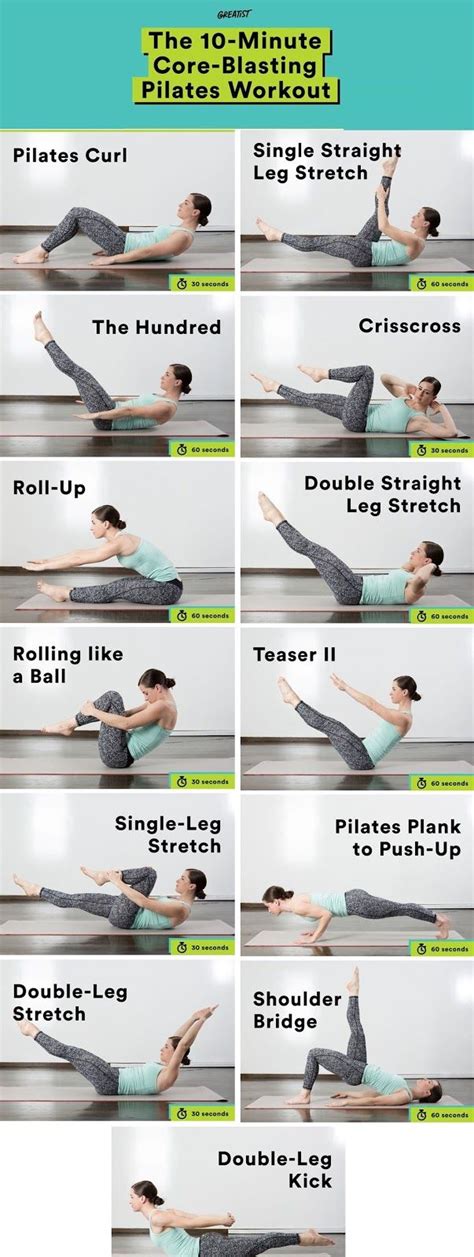 Pinterest 10 Minute Core Blasting Pilates Workout Body Pilates