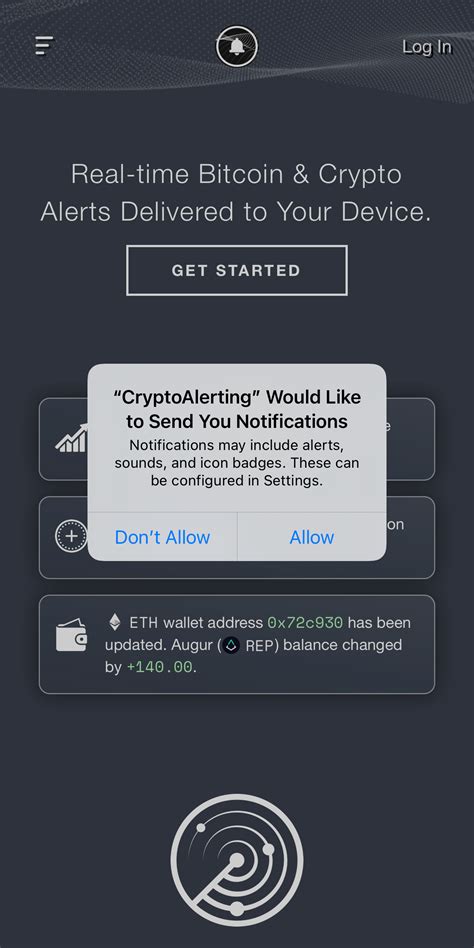 Ios Android Push Notifications Cryptocurrency Alerting