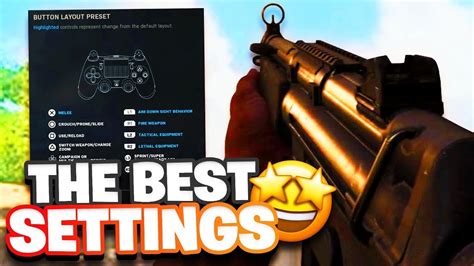 Best Modern Warfare Controller Settings Cod Mw Multiplayer Alpha Best