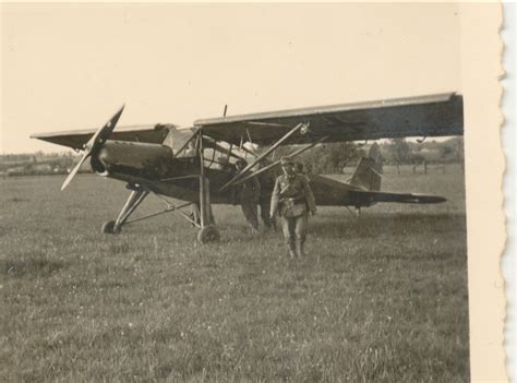 Fi 156 Fieseler Storch Flugzeug Original Foto WK2 Josef Pfanzelter